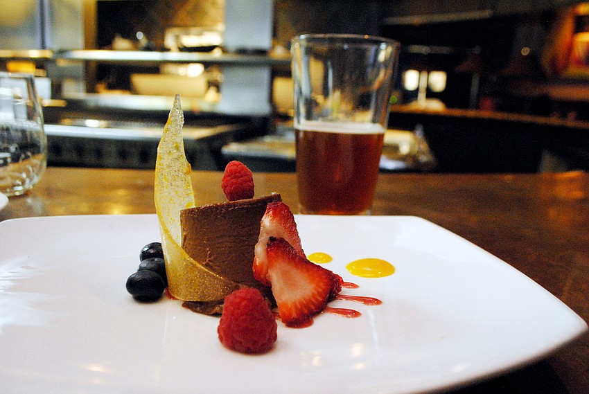 Fifth course: Chef Darwinâ€™s brulee paired with â€˜5yrs 5Beers Barley Wineâ€™