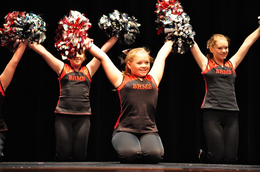 Samantha Torino, center, captivates the audience.