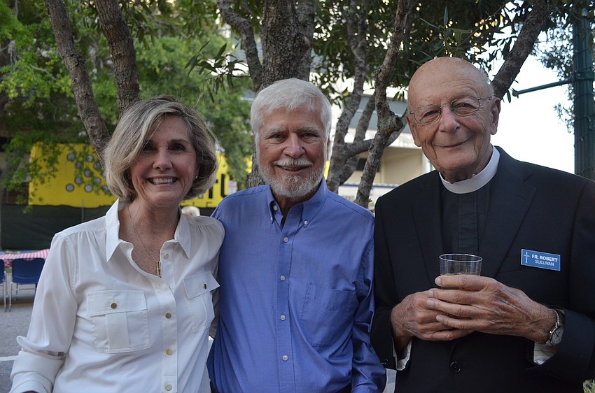 Julie Eisele, Stan Grabarek and Fr. Robert Sullivan