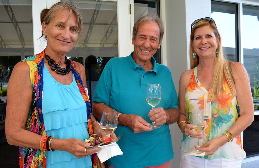 Marie-Louise Leuenberger, Casa Smeralda, with her husband, Michael, and Ann Casadio, 15 South