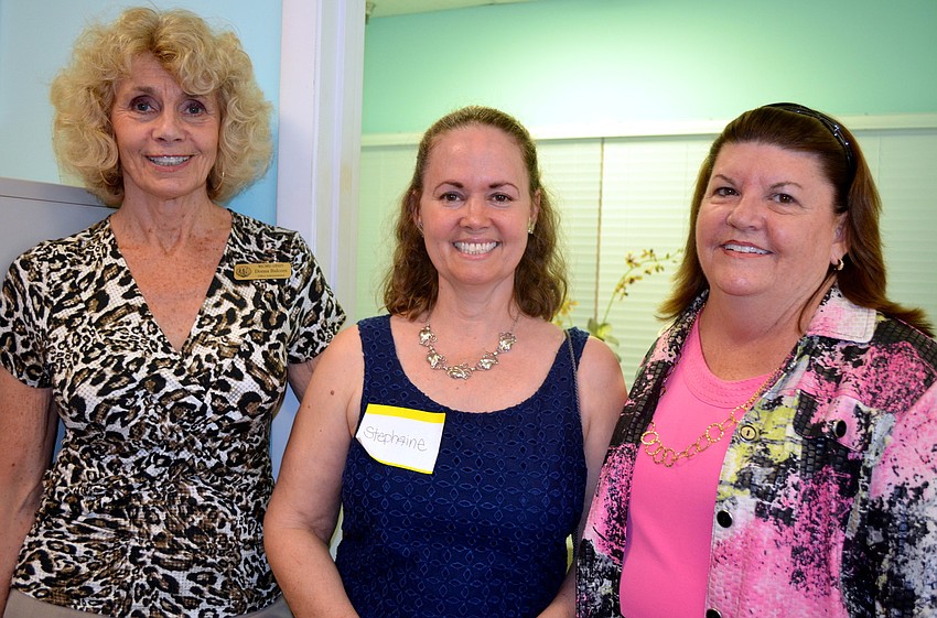 Donna Balcom, Wagner Realty, Stephanie Claussen, Stephâ€™s Stuff, and Bonnie Weideman, Wagner Realty