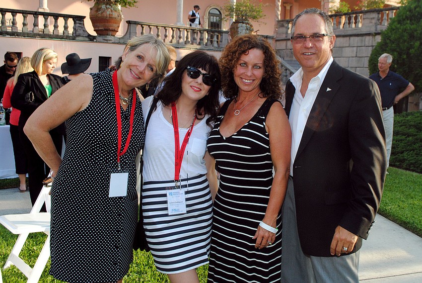 Jennifer Mumford Brady and Lenna Dahlquist with Laurie and Jeff Birnbach