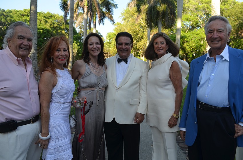 Howard and Eileen Curd, Christine and Bill Isaac with Cheryl Loeffler and Lee Garner