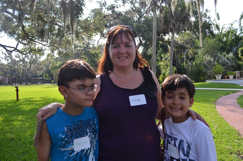 Francisco Ramos with Eileen Edmonds and Mateo Ramos