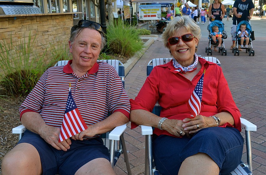 Mark and Julie Knutzen enjoy time outside.