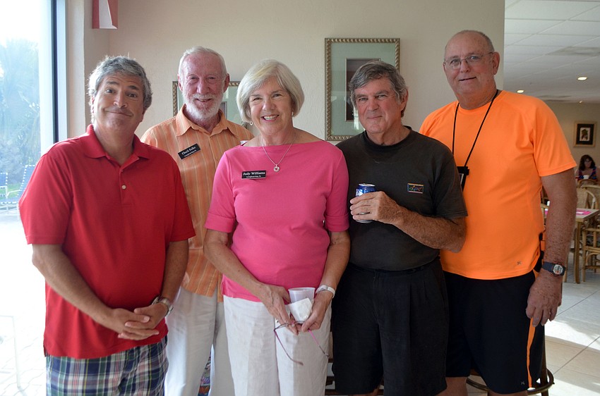 Fred Lugano, Chuck Fuller, Judy Williams, Ted Wilson and Merlin Shirk