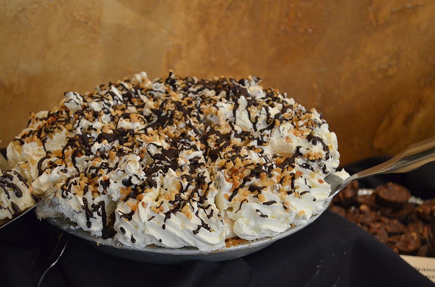 Hannah McCurry made a peanut butter pie. It was the first time she ever made a pie.