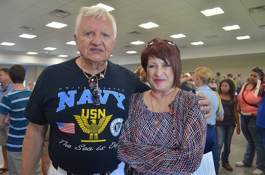 U.S. Navy veteran Ron Hobaugh and wife, Darlene