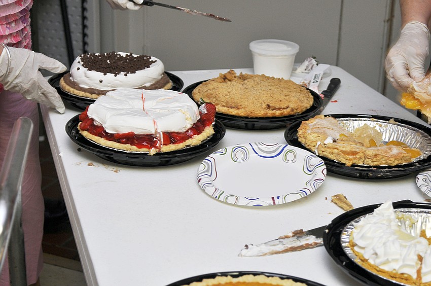 Complimentary of the Republican Executive Committee, 25 Yoderâ€™s homemade pies were served to guests at the Republican Candidate Open House.