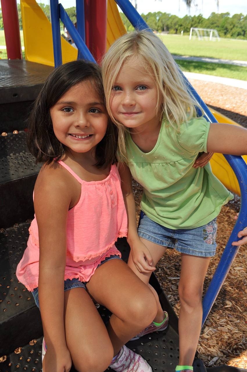 Kaylie Gutierrez and Paige Muller spend time together.