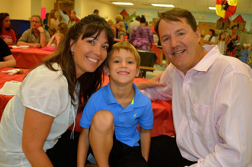 The Dieder family â€” Michelle, Nicolas and Jeff.