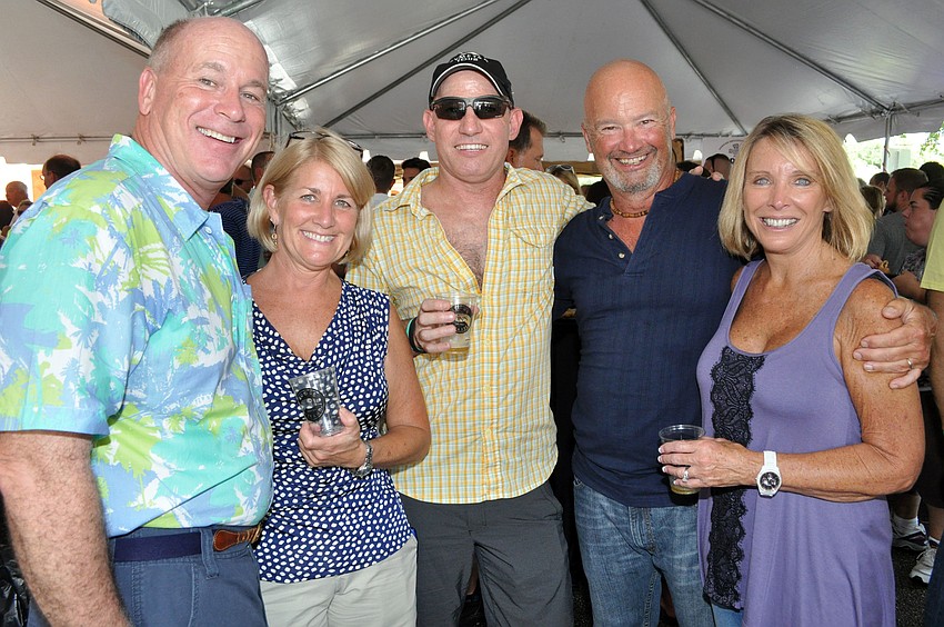 Kirby Wood, DJ Hemel, Jim Moore and Bob and Cheryl Eby