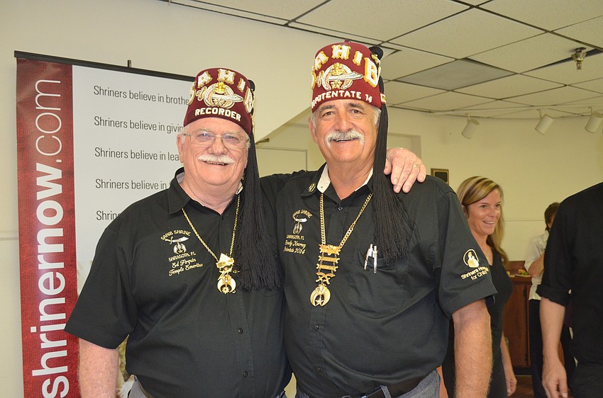 Ed Firquin and Rock Kearney from the Sahib Shriners