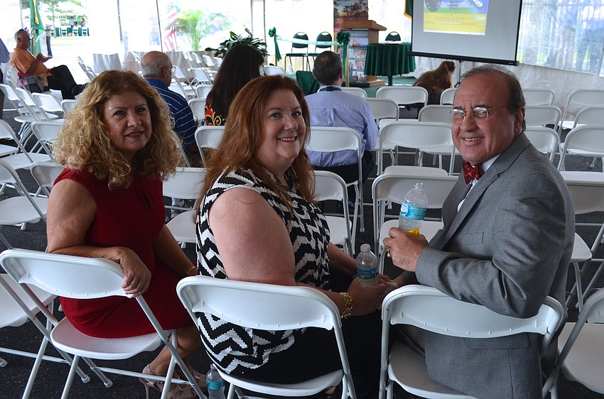 Sheila Luke with Catherine Martin-Trujillo and Dr. Lewis Trujillo.