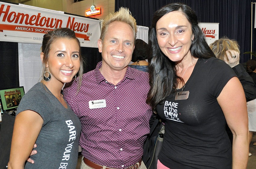 Mariah Valencia, Ken Burke and Angela Solomos