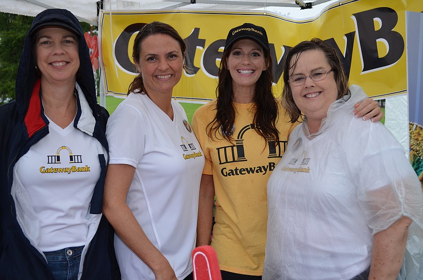 Cherie Mooney, Kim Peters, Monica Miller and Alicia Wheeler from Gateway Bank.