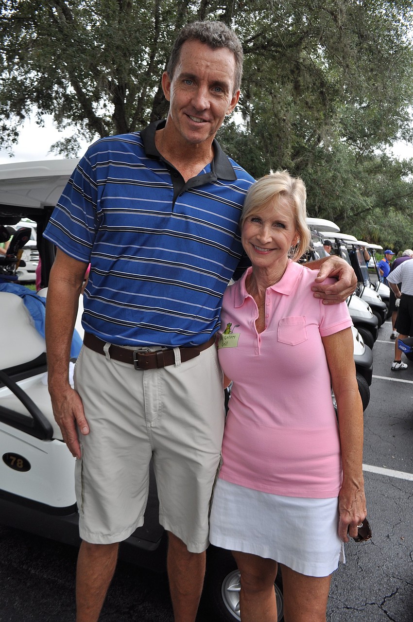 Assistant Principal Mike Kelley and Principal Kathy McLean come ready.