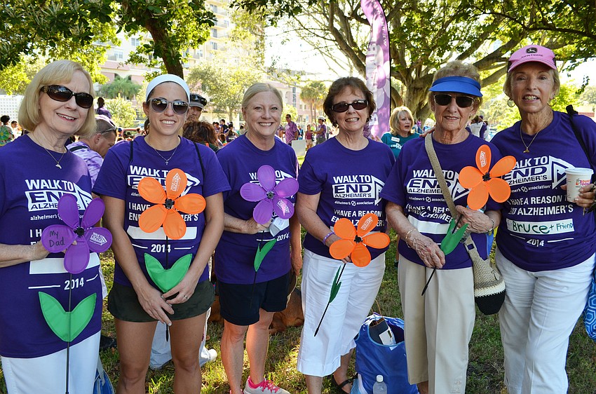 Team Sigma Kappa members Kathy Mosher, Ashley Etter, Jane Minton, Margie Kraft, Betty Lou McLuckie and Carole Lieving.