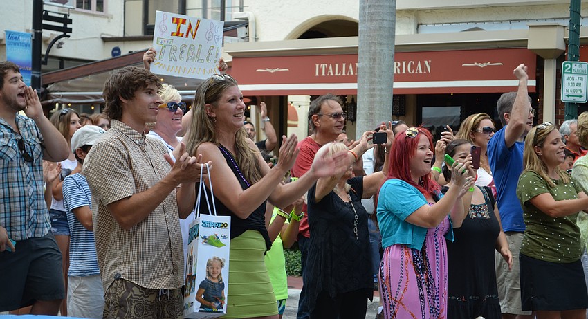 Fans had the opportunity to vote for their favorite band of the evening.