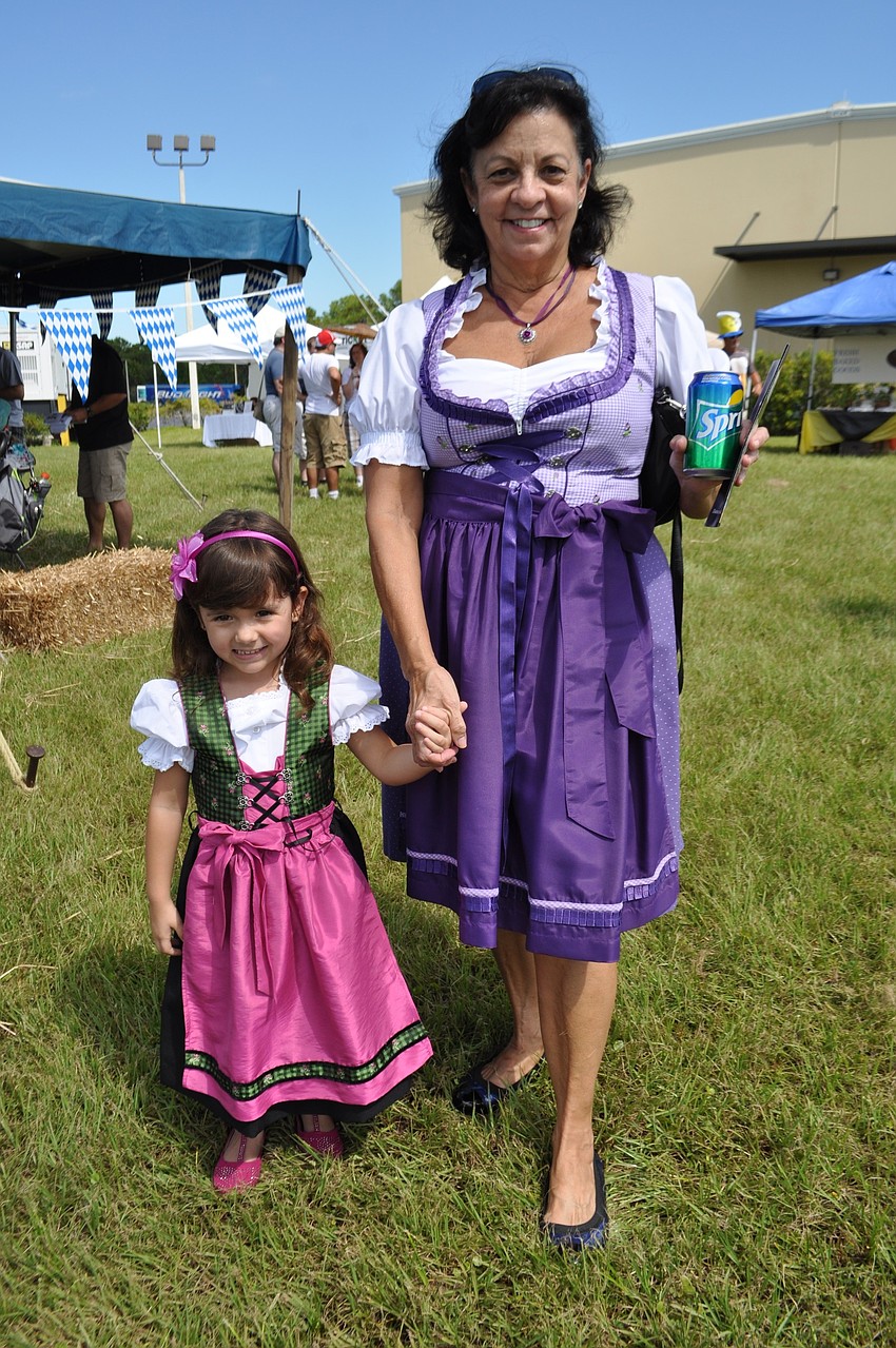 Gabrielle Hamilton, attends with her grandmother, Kathy Hamilton, of Waterlefe.