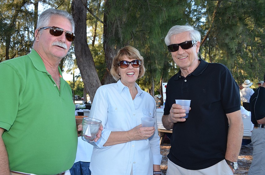 Whit Sibley with Anita and Lars Lewander.