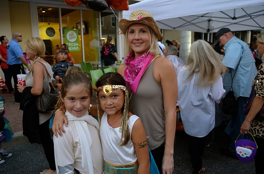 Autumn Markey, Alana Kutt and Laura Markey dress for the occasion.