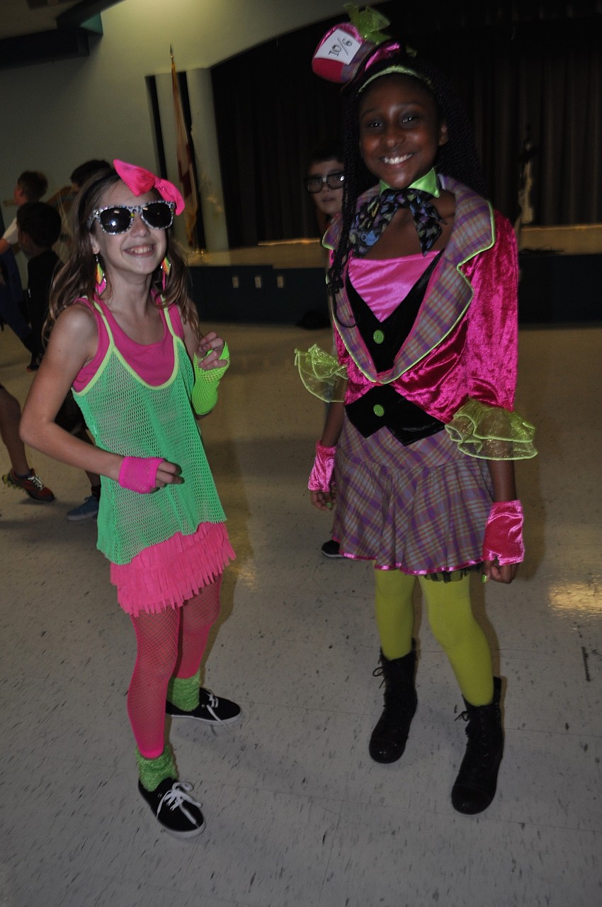 Madison Durden and Naudia Mells hit the dance floor.