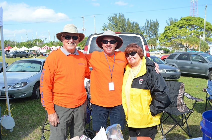 Bill Cowdright, Ross Peterson and Norma Wilder of the UF/IFAS Manatee County Extension