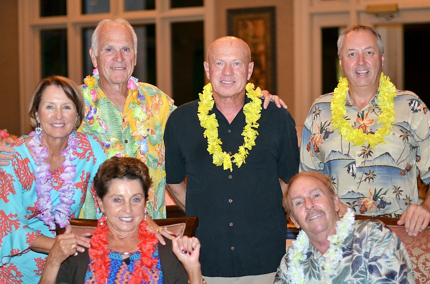 Linda Frazer, Carolyn and Bob Scott, Vern Frazer, Andrew Shiner and Don Swartz