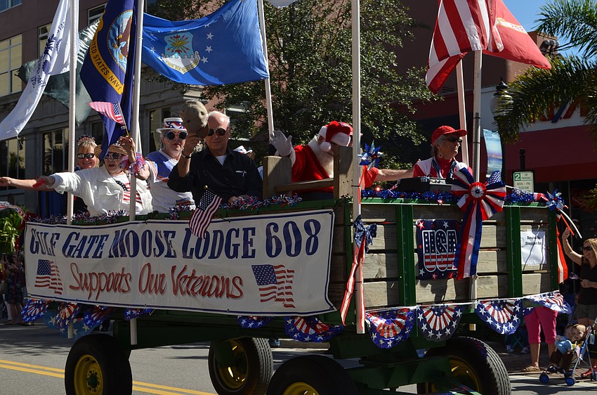 Members of the Gulf Gate Moose Lodge.