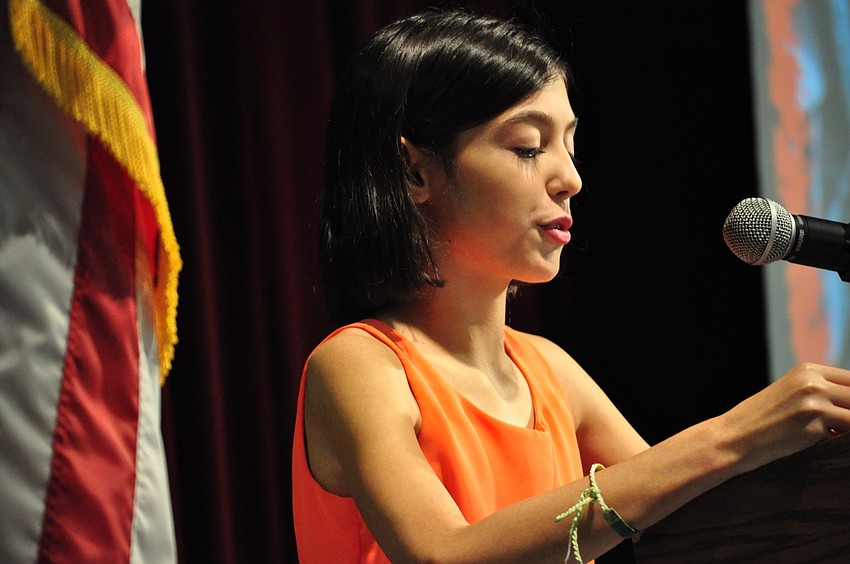 Riley Holton speaks about the 100th anniversary of World War I.