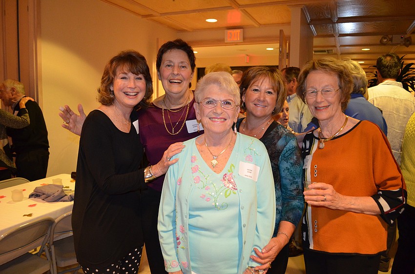 Sanctuary party committee members Pat Shea, Phyliss Barber, Irene Bier, Mary Salpietra and Carole Regan