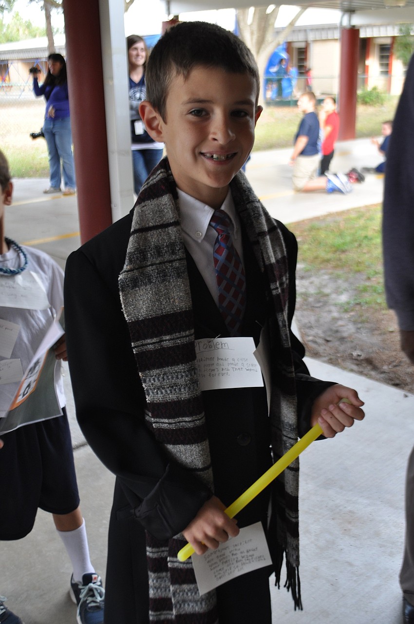 Miles Fetterman, as Harry Potter, turns 9 on Nov. 29.