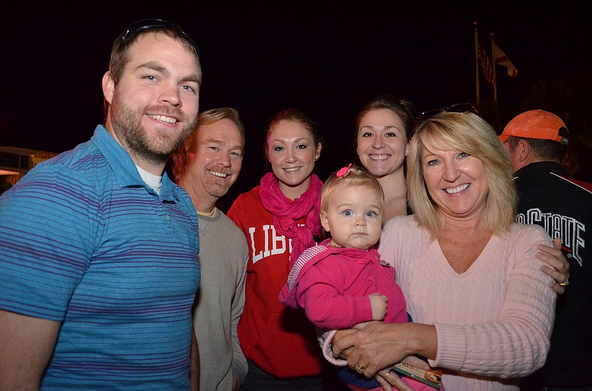 Austin Johnson, Jeff Bartling, Mandi Bartling, Danielle Johnson, Doreen Bartling and Adelaide Johnson.