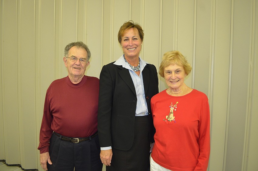 Jack McMahon, Rhonda Browning and Carole McMahon