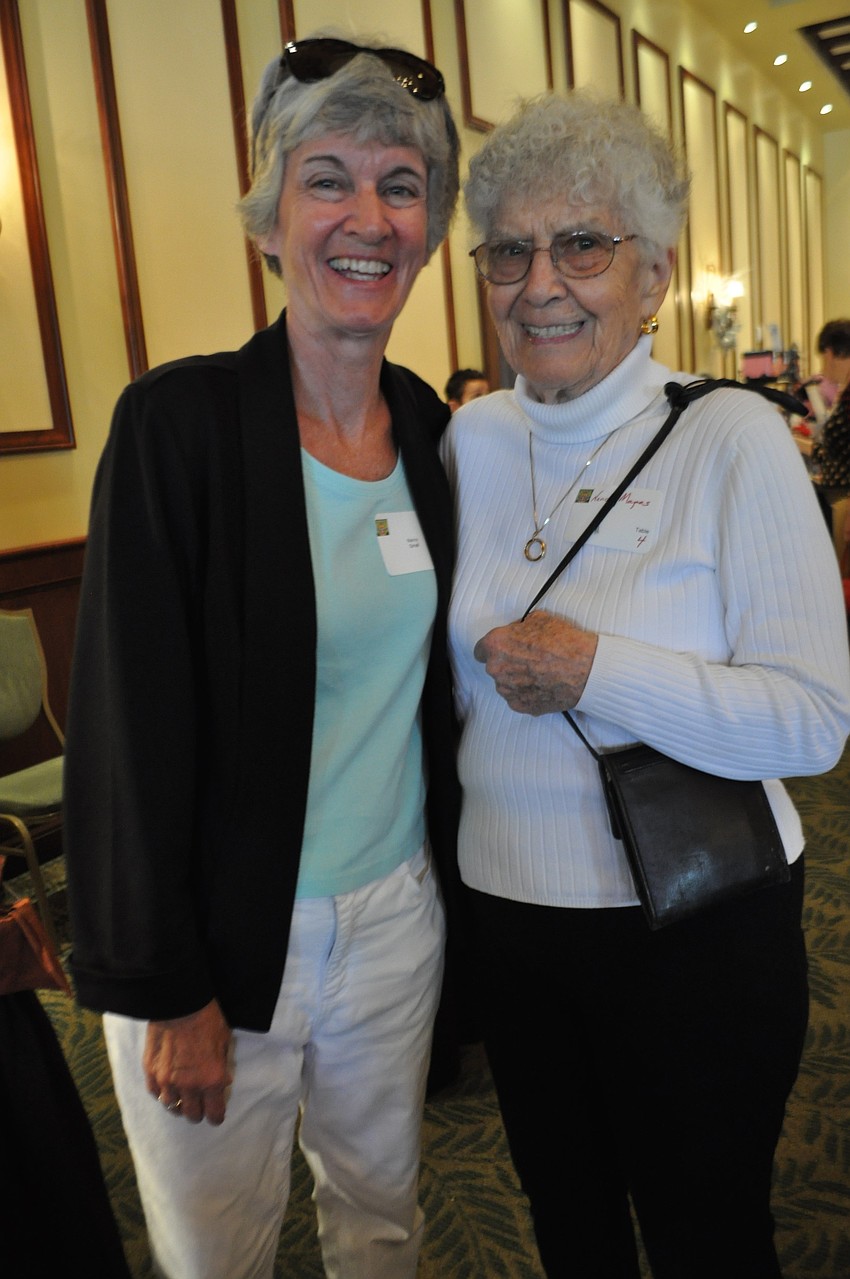 Nancy Small enjoys time with her mother, Nancy Mapes, who was visiting from New Jersey.