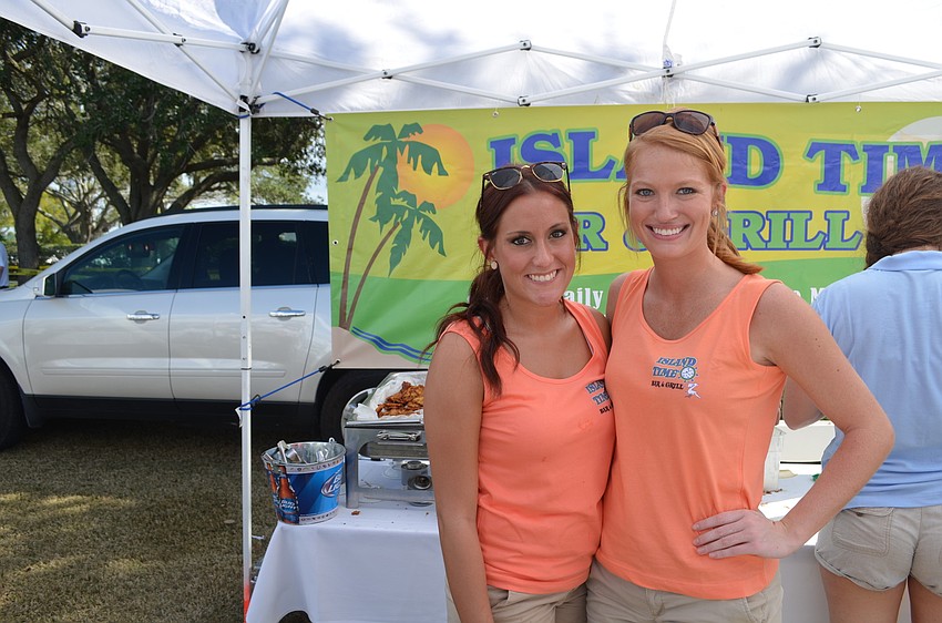 Chelsea Janssen and Elizabeth Bredwell, of Island Time Bar and Grill