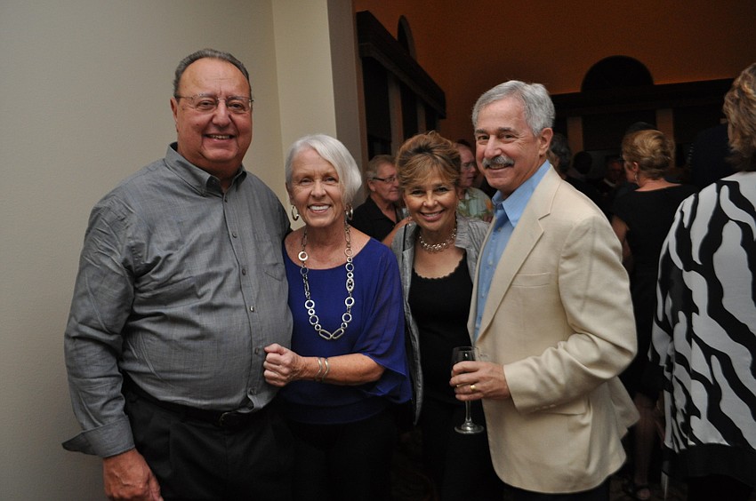 Tony and Carol Maddaloni mingle with Stephanie and Paul Lang.