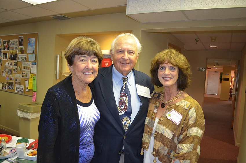 Nancy and Terry Hart with Suzanne McKeever