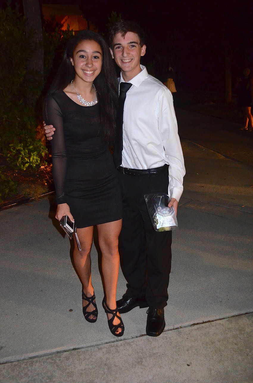 Arianna Osika and Zach Myers dress to impress.