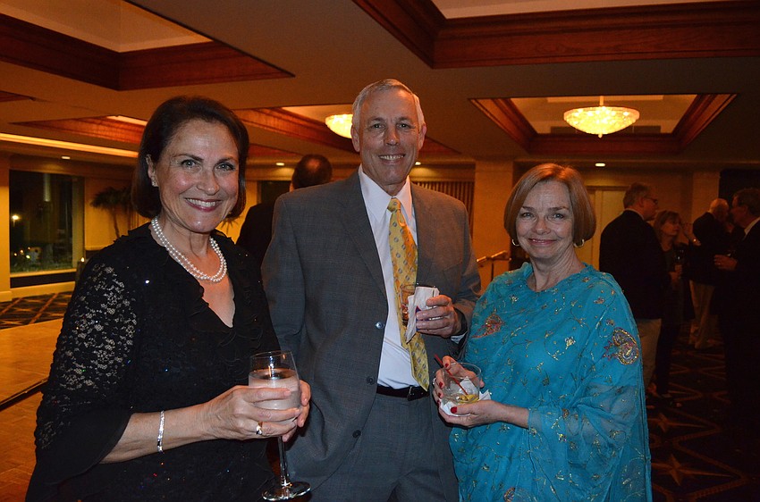 Emily Bechard with Darryl and Kathleen Marshall