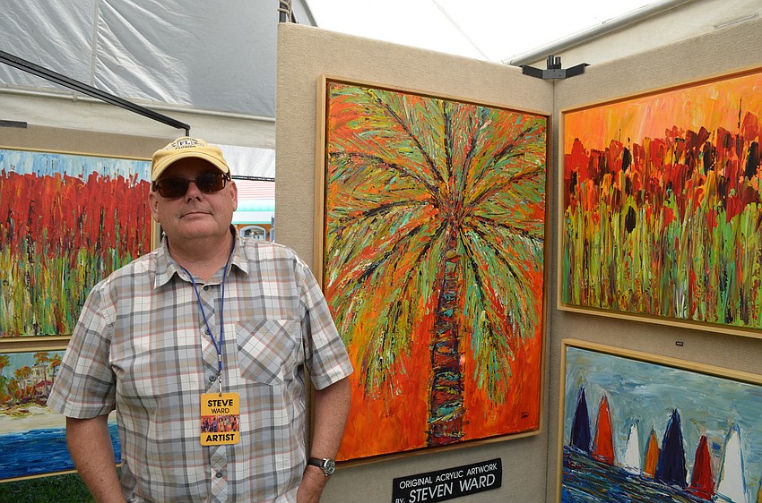 Acrylic artist Steven Ward