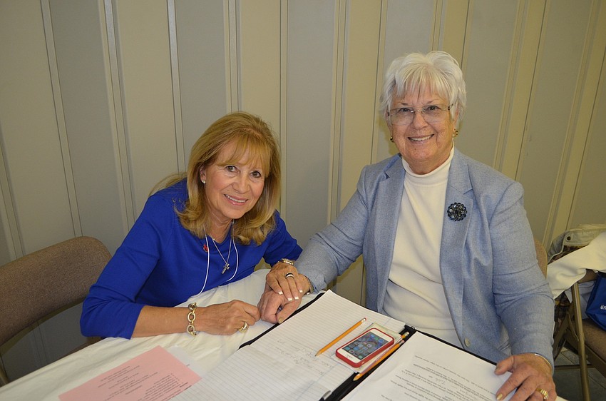 Maria Aiello and Joan Webster