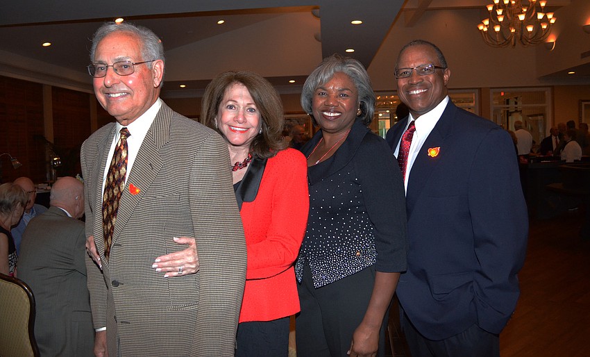 George and Rochelle Steassa with Michele Hooper and Lemuel Seabrook.