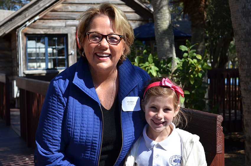 Sally Osborn with her granddaughter Sami Fox.
