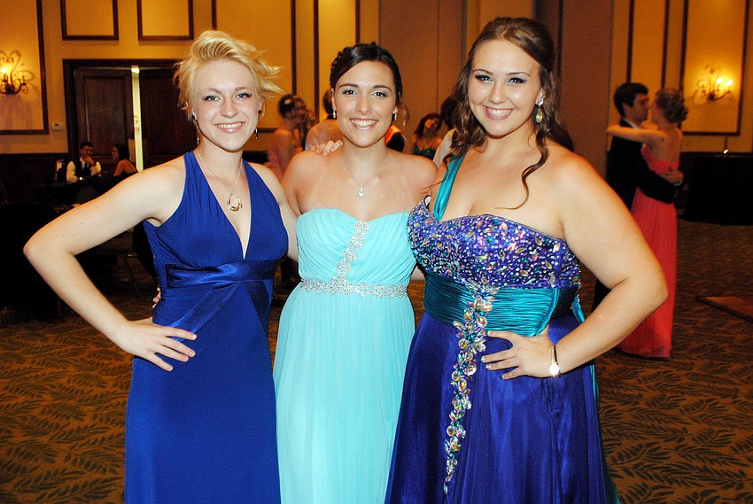 Amy Ward, Elena Hanson and Danielle Parrill