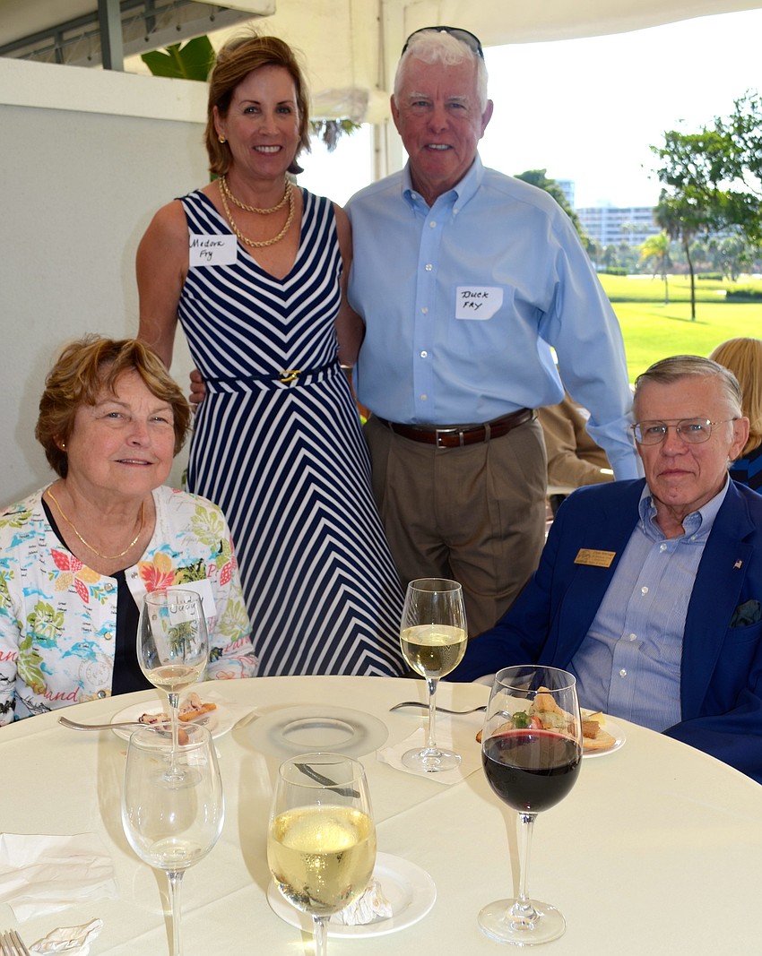 Judy Armitage, Medora and Buck Fry, and Glynn Armitage