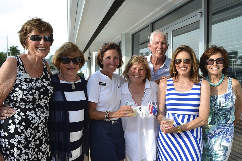 Marnie Lawrence, Mary Lou Johnson, Barbara Chaslon, Suzy Steelman, John Tendall, Michael Tendall and Brenda Landry