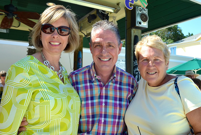 Catherine and Michael Garey with Carol Koplik