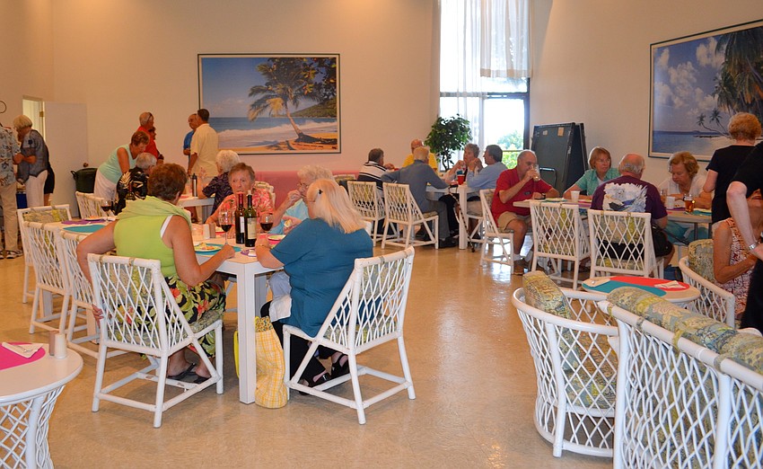 The summer event drew many Christ Church members.